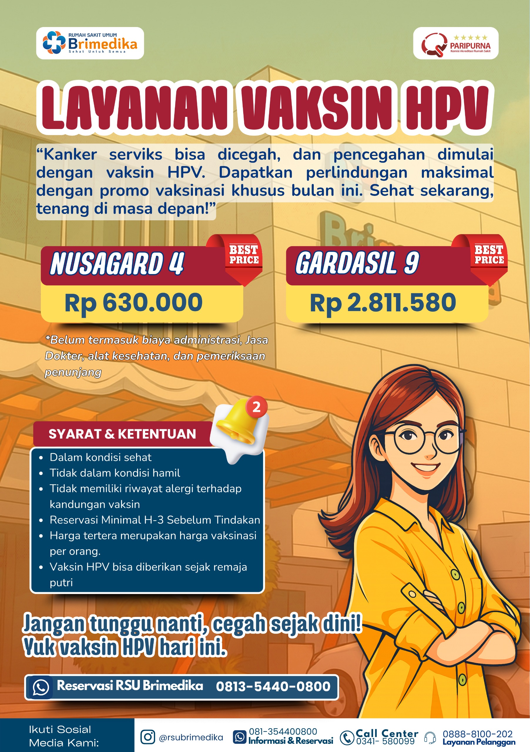 Layanan Vaksin HPV